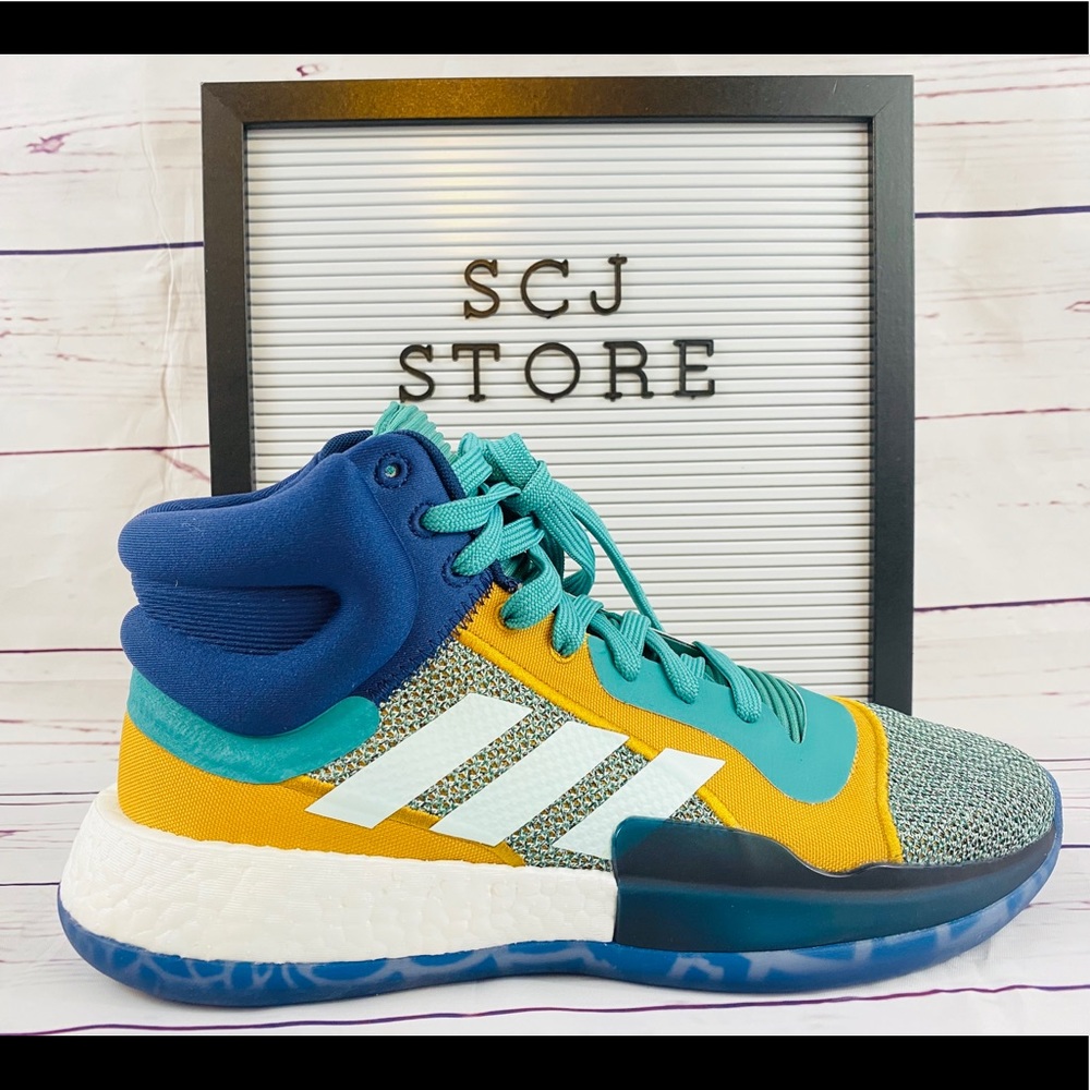 ADIDAS MARQUEE BOOST TEAL SIZE 9.5 NEW NO BOX